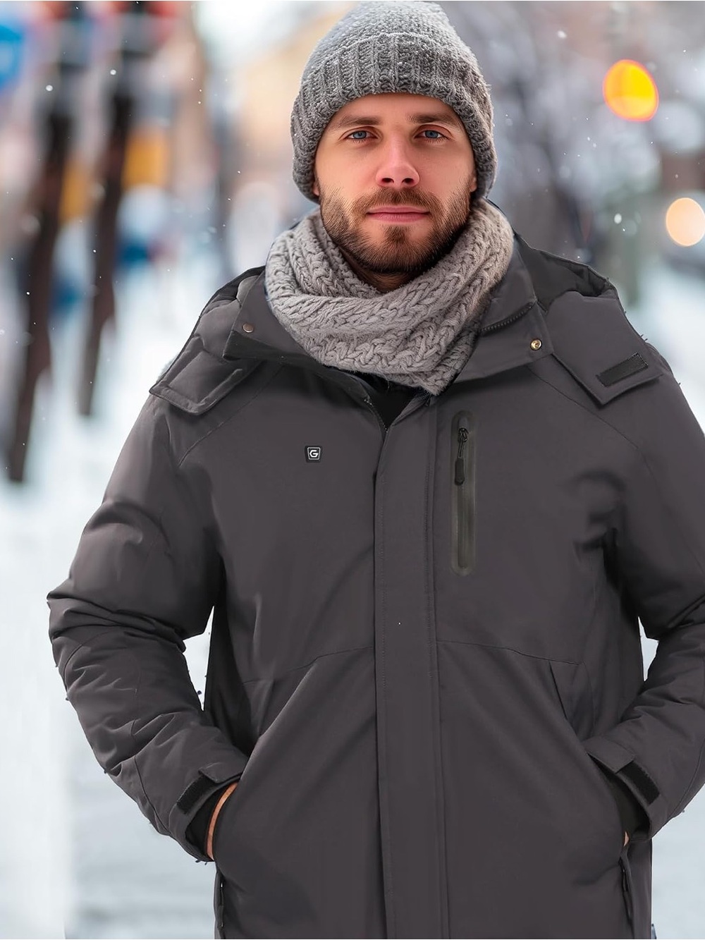 (X0-1)NWT VERGOO
Men's Heated Thermal Jacket with Hood, Size 3XL
Electric Heater